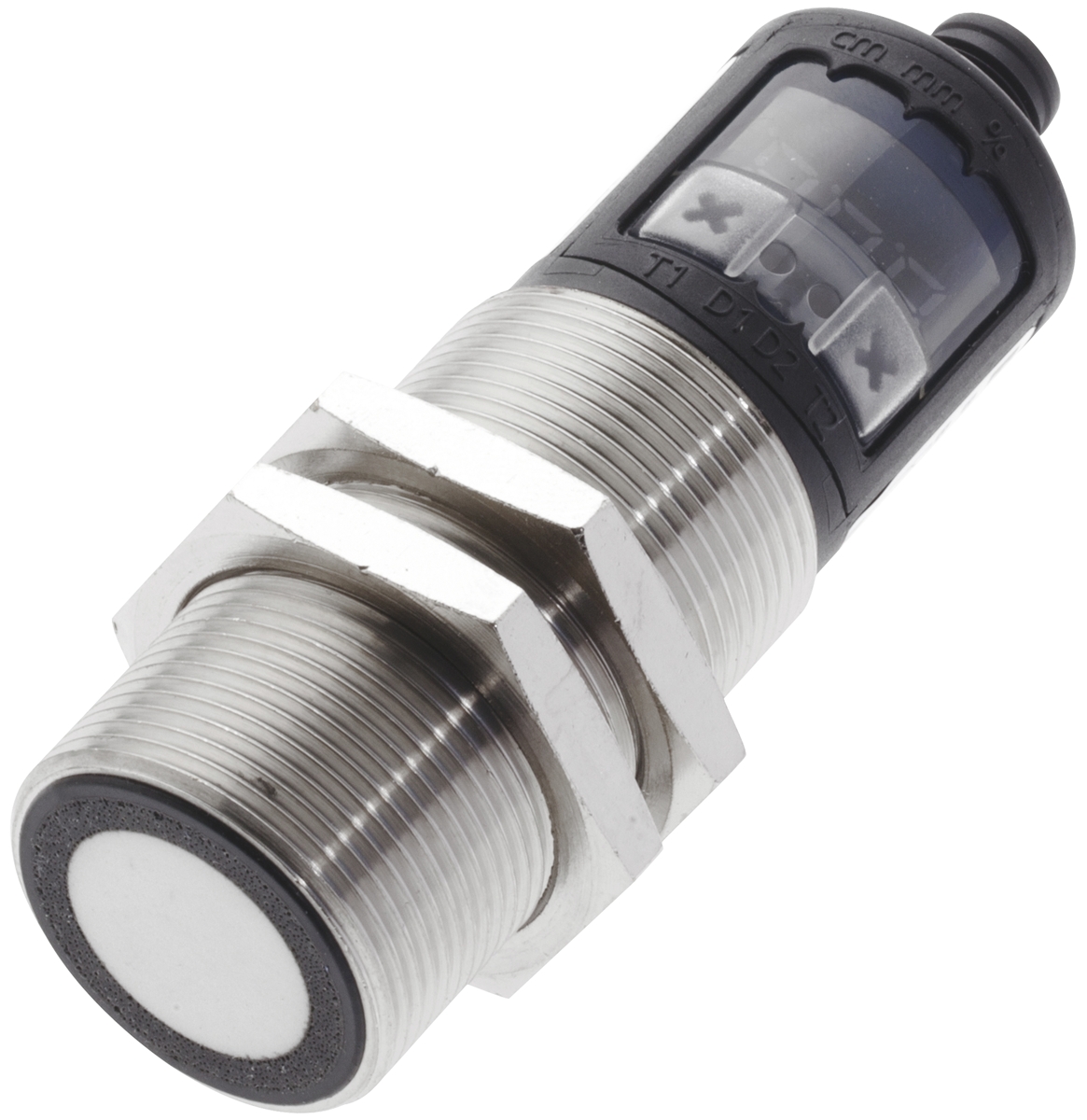 BALLUFF Ultrasonic Threaded Barrel Proximity Sensor, M30, 1.3 m Detection 0-10 V/4-20 mA, 9 → 30 V dc