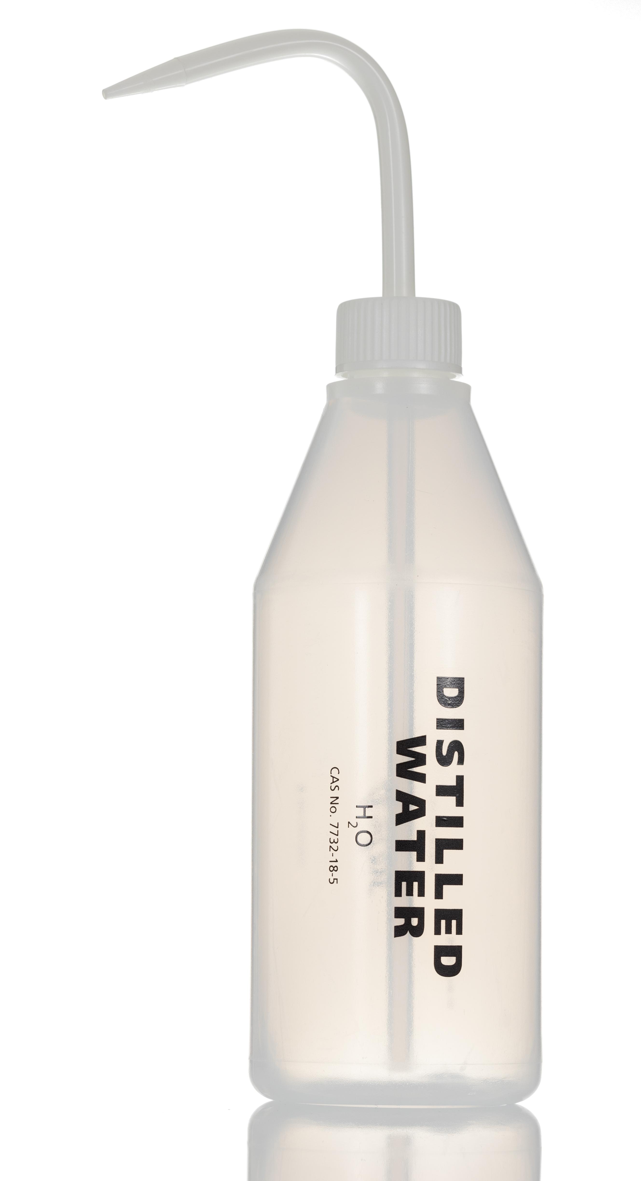 RS PRO 500ml LDPE Narrow Neck Wash Bottle