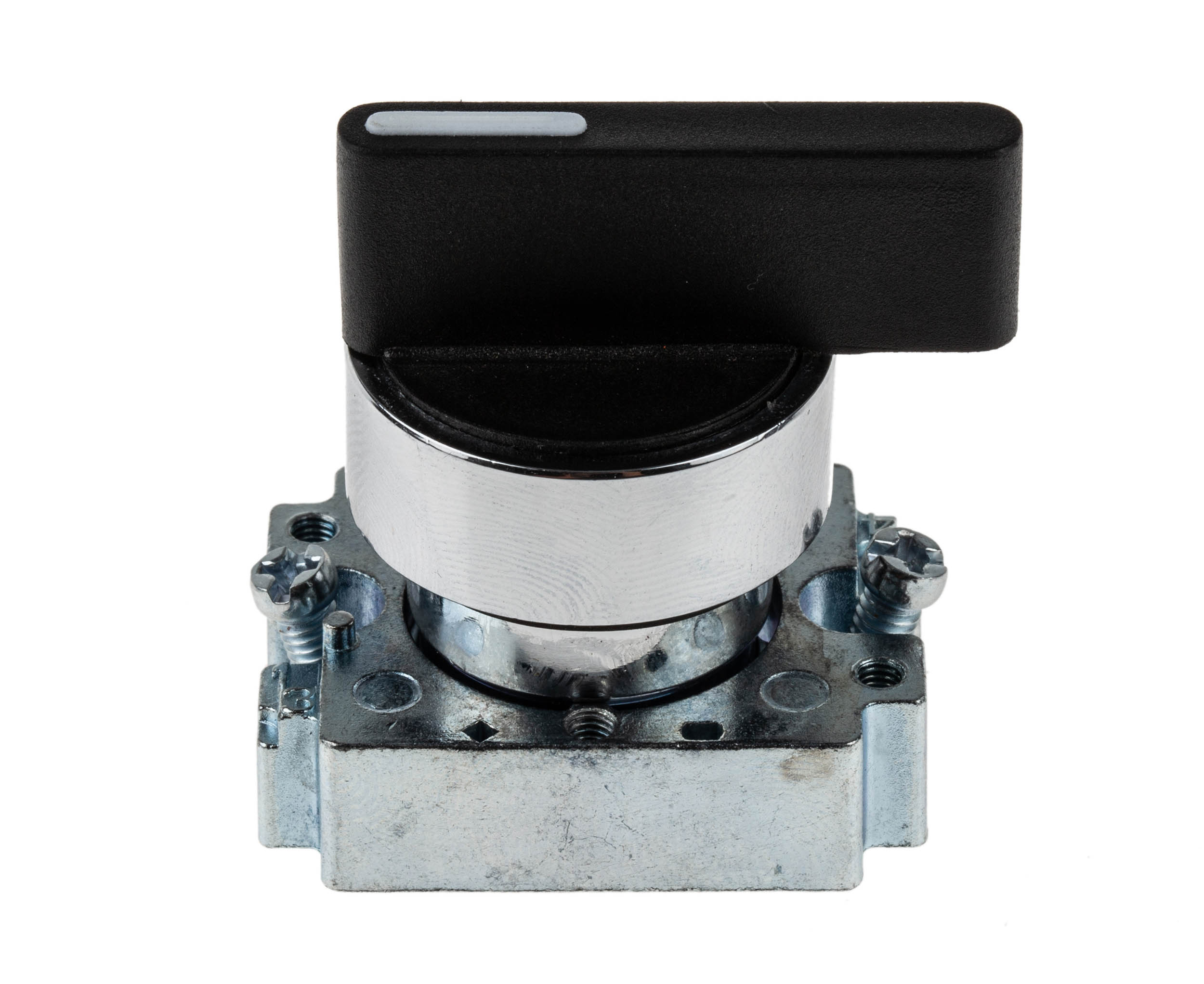 RS PRO 3 Position Selector Switch Head, 22mm Cutout, Black Handle