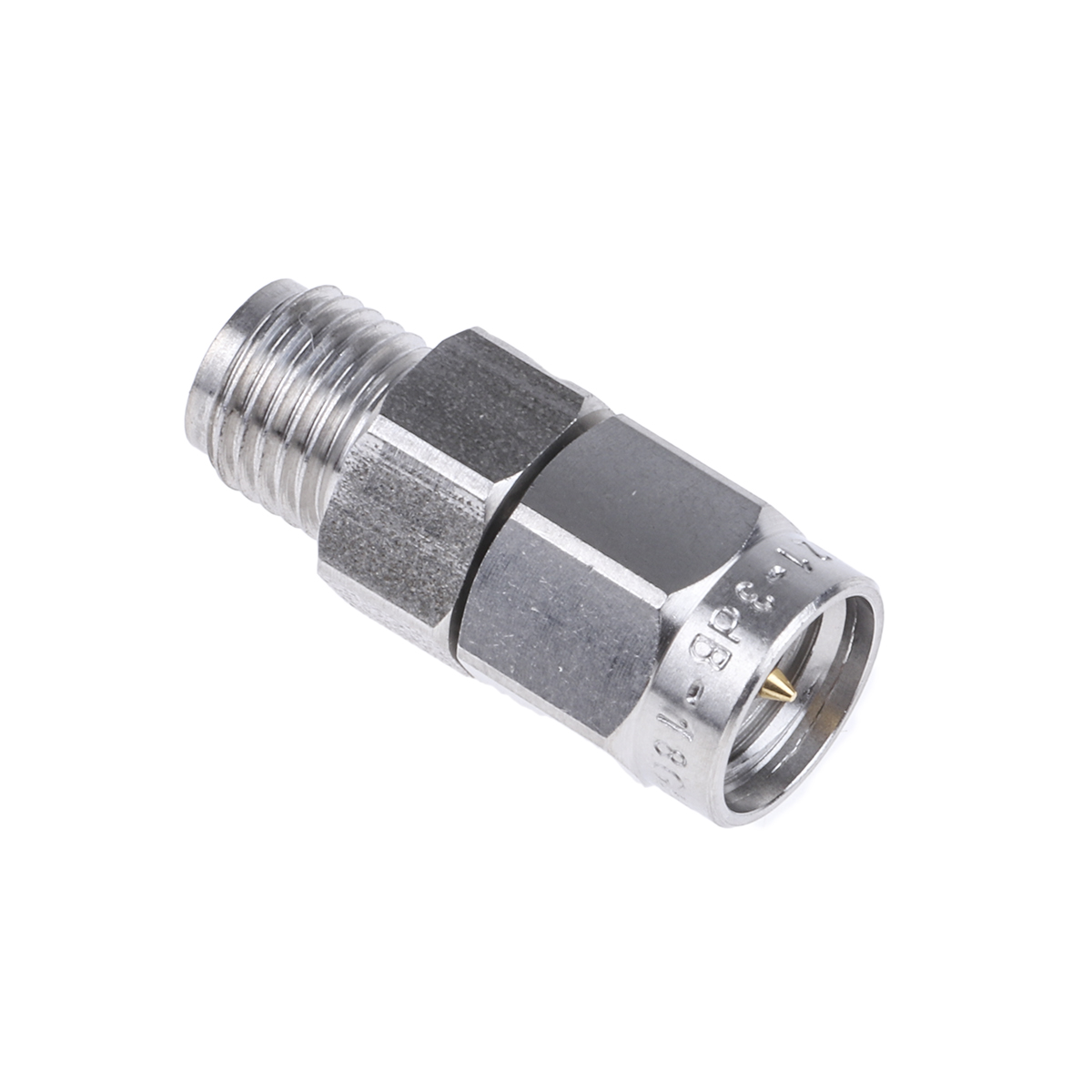 Radiall 50Ω RF Attenuator Straight SMA Connector SMA Plug to Socket 3dB, Operating Frequency 18GHz