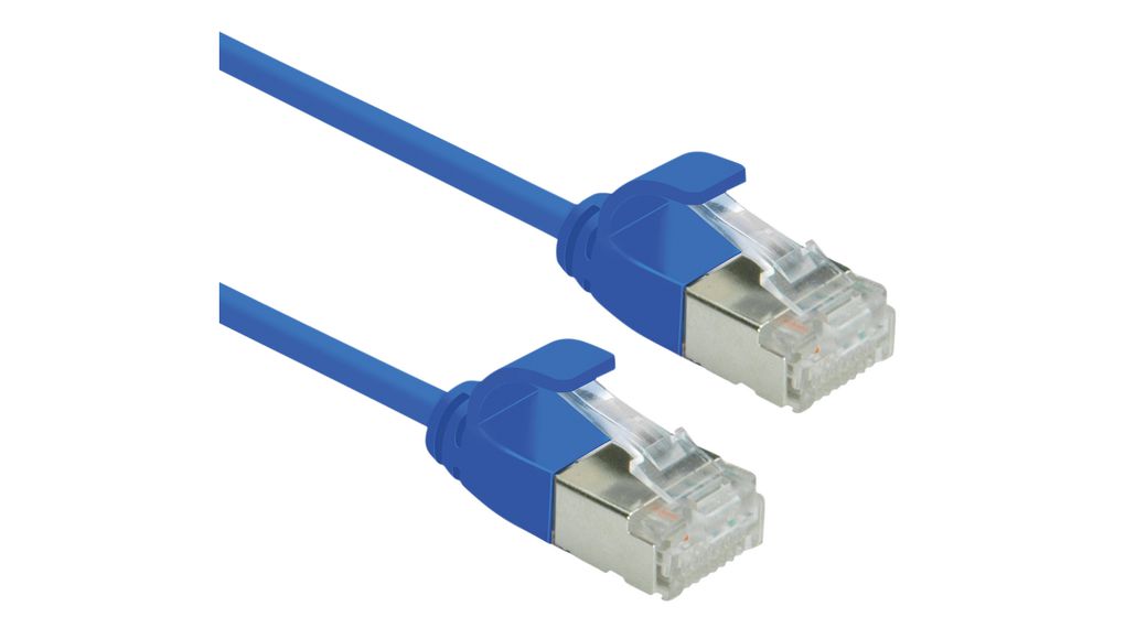 Roline21.15.33, 3m Cat6a, Blue RJ45 to Male RJ45 Male, FTP LSZH Sheath