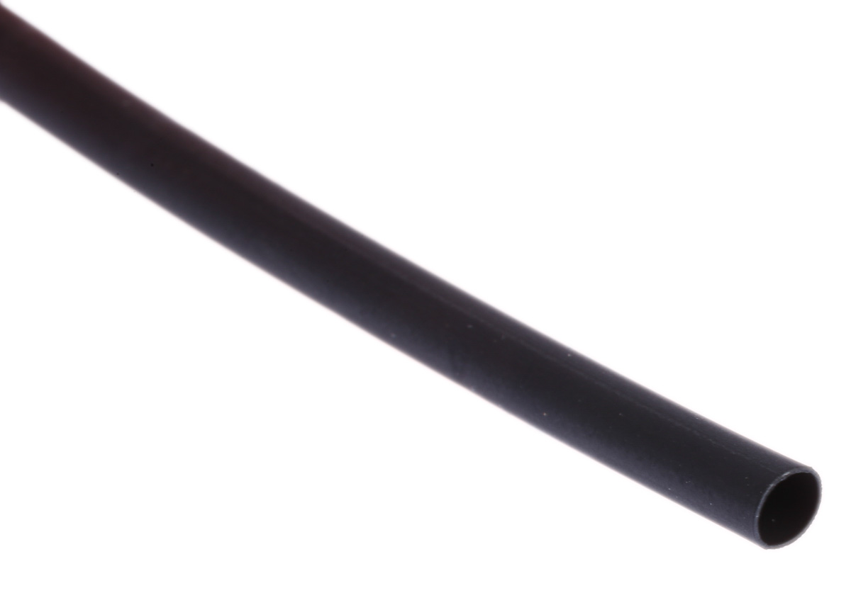 Thomas & Betts Heat Shrink Tubing Kit, Black 3.2mm Sleeve Dia. x 11.5m Length 2:1 Ratio, HSB Series