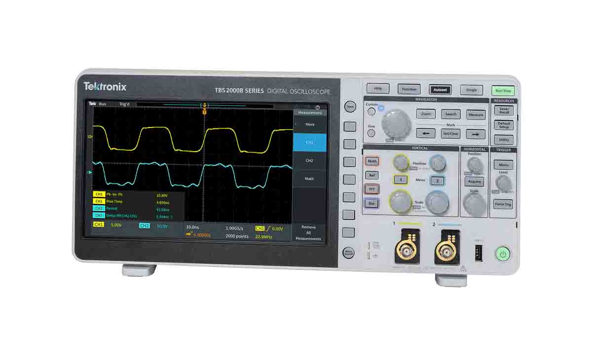 Tektronix TBS2000B Series, 70 MHz Bench Oscilloscope, 2
