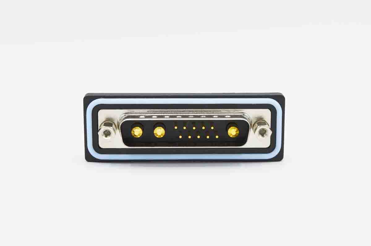 Norcomp SDF 9 Way Vertical PCB D-sub Connector Plug, 2.74mm Pitch, with 4-40 Boardlocks