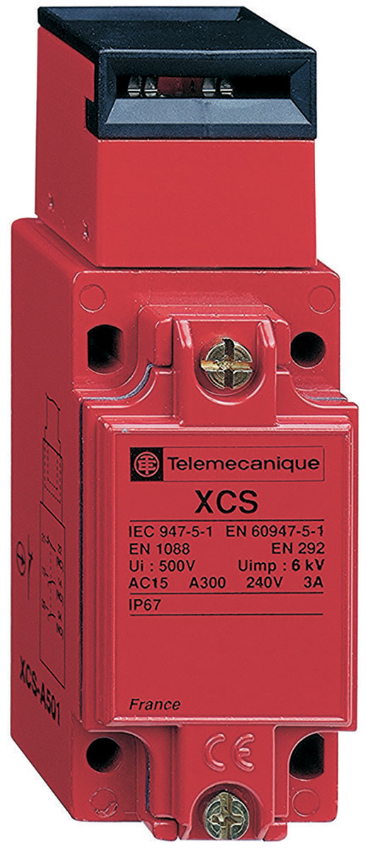 Telemecanique Sensors XCSA Safety Interlock Switch, 2NO/1NC, Keyed , Zinc Alloy