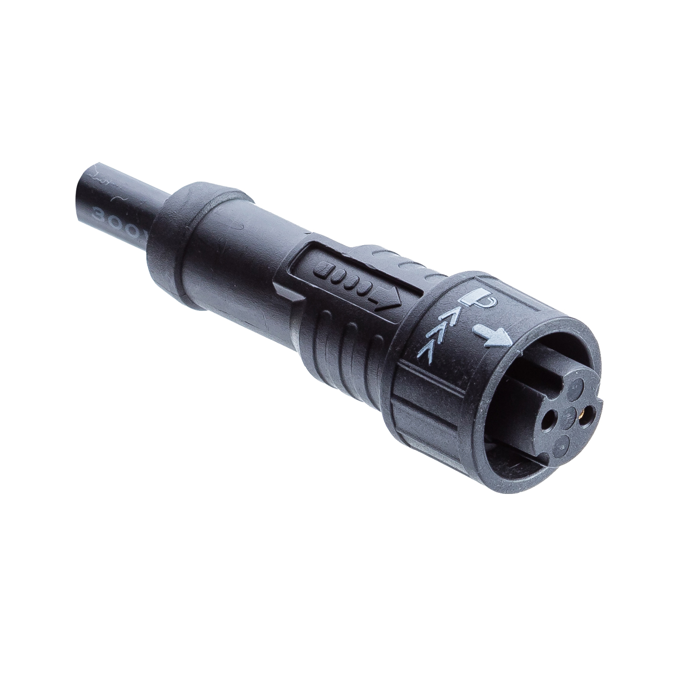 Amphenol Industrial Female 6 way X Lock A size to Unterminated Free End Sensor Actuator Cable, 1 m