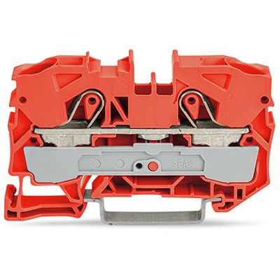 WAGO 2010-1202 TOPJOB S Series Orange, 10mm², 1-Level, Push In Termination, ATEX, CSA, IECEx