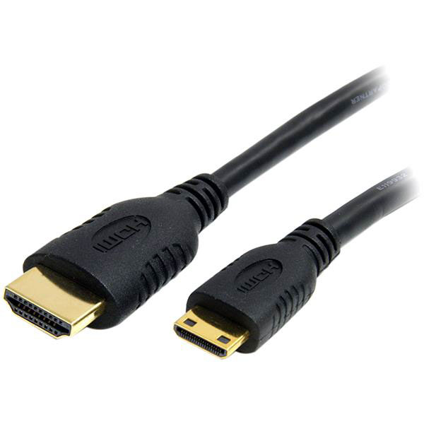 StarTech.com HDMI 1.4, 2m Male HDMI to Male Mini HDMI High Speed 4K @ 30Hz