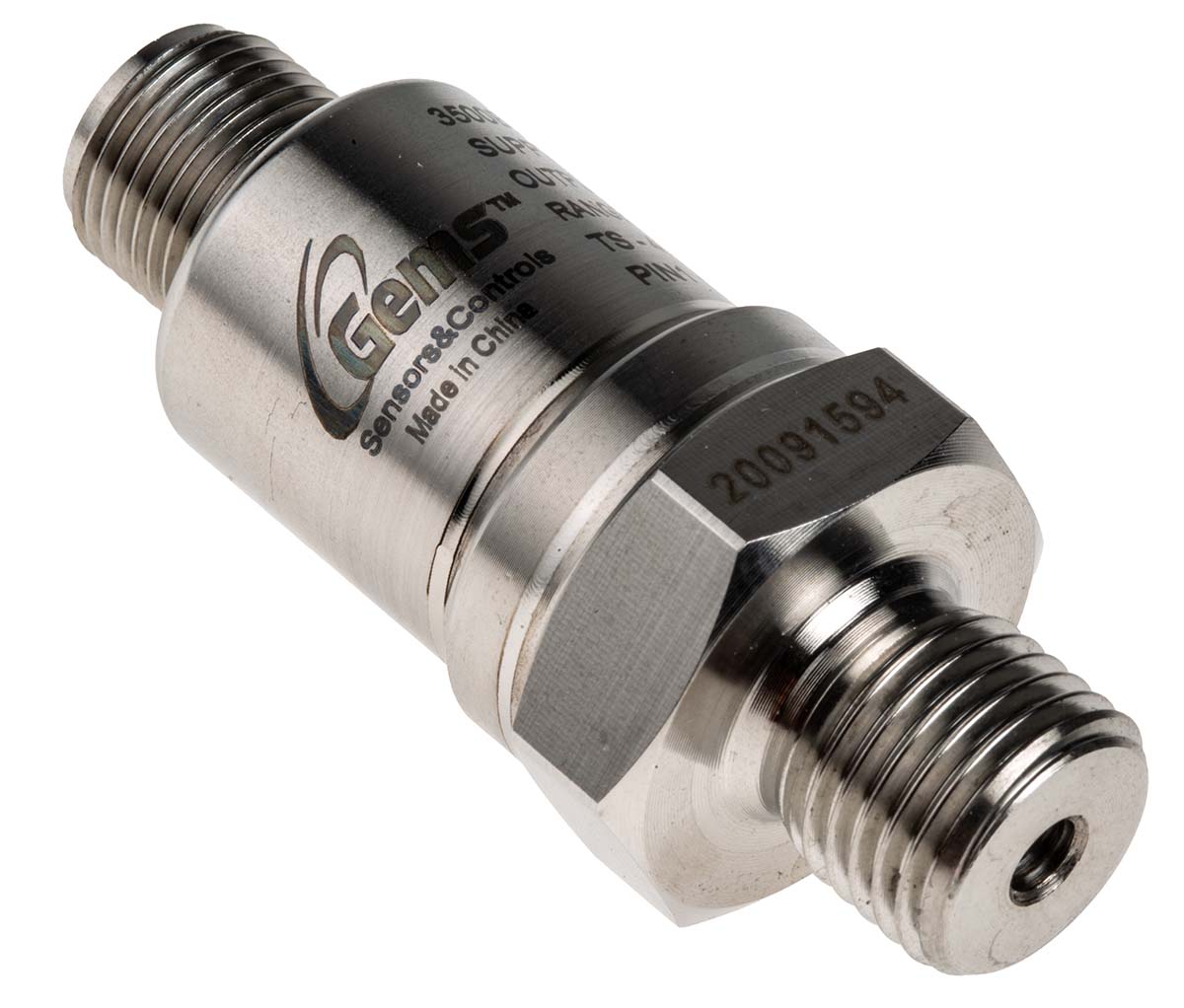Gems Sensors Pressure Sensor, 4bar Max, Current Output, Relative Reading
