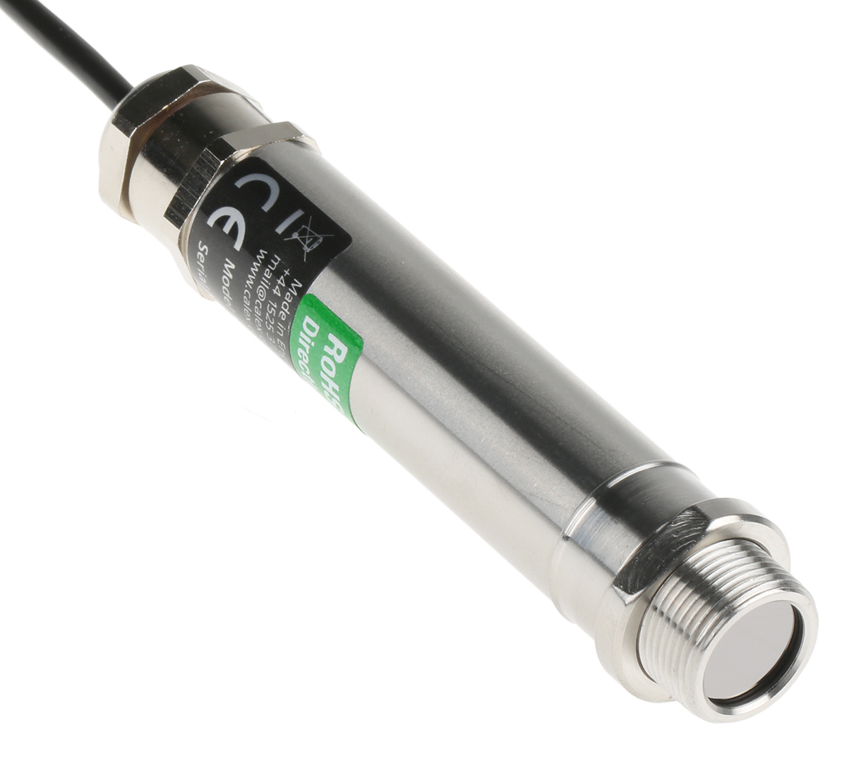 Calex PC21MT-0 mA Output Signal  IR Temperature Sensor, 1m Cable, 0°C to +250°C