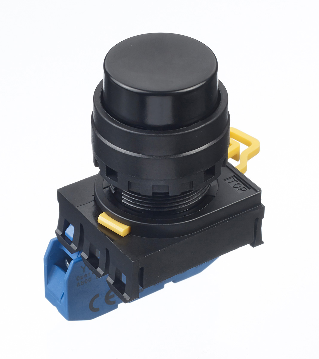 Idec YW Series Push Button Complete Unit, Panel Mount, 22mm Cutout, SPST, IP65