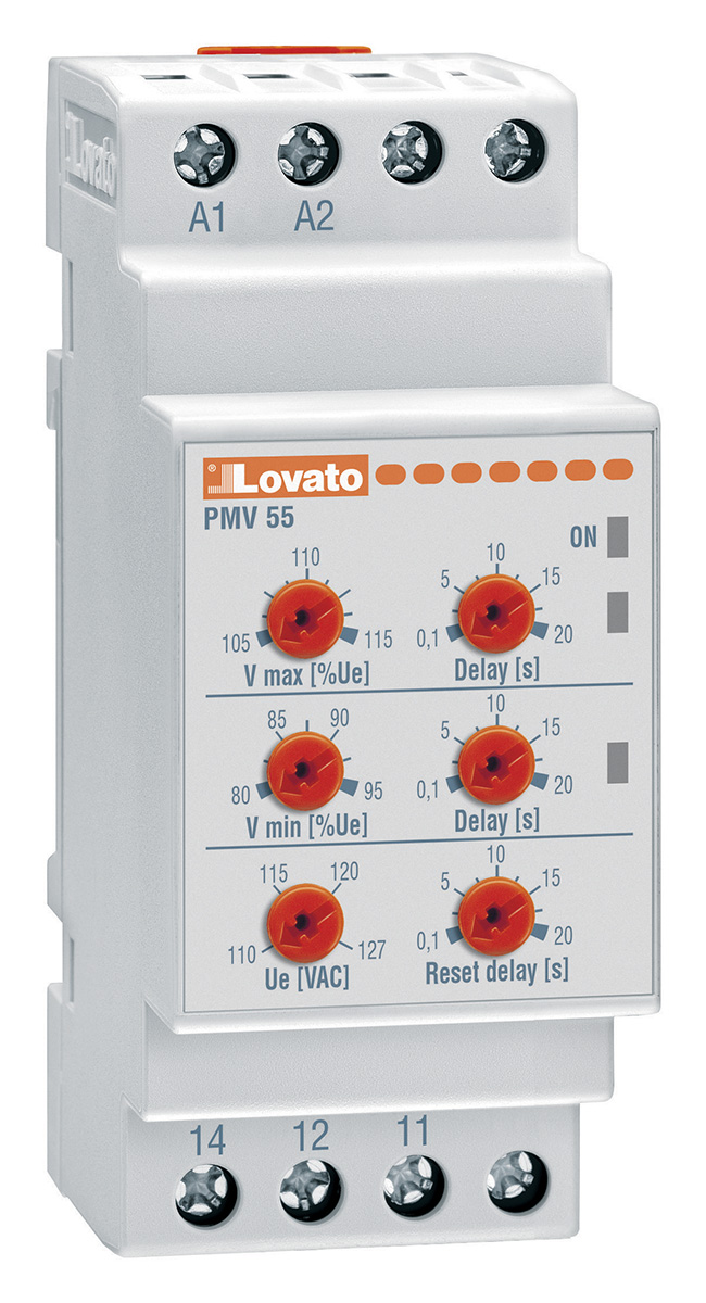 Lovato Voltage Monitoring Relay, 1 Phase, SPDT, Maximum of 400V ac, DIN Rail