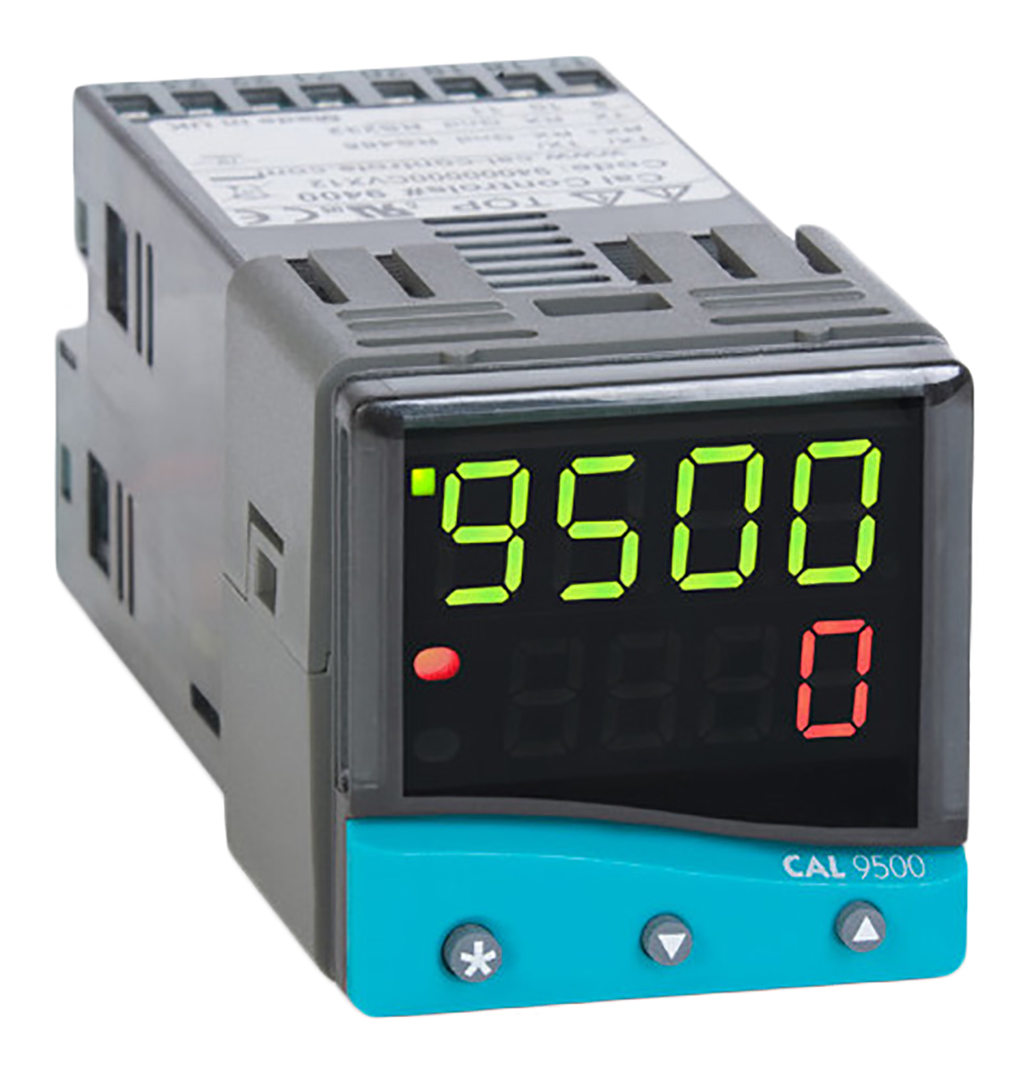 CAL 9500 PID Temperature Controller, 48 x 48 (1/16 DIN)mm, 2 Output Linear, Relay, SSD, 100 V ac, 240 V ac Supply