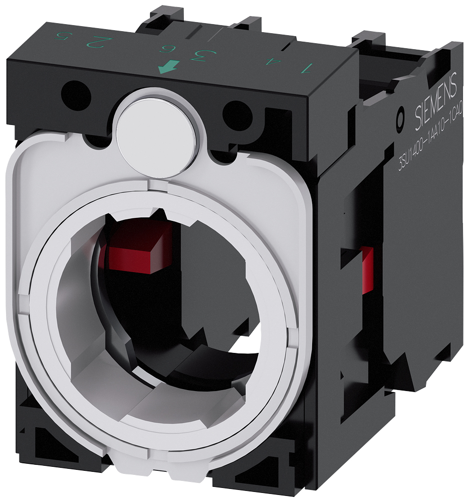Siemens SIRIUS ACT 3SU15 Series Contact Block, 5 ... 500V, 2NC