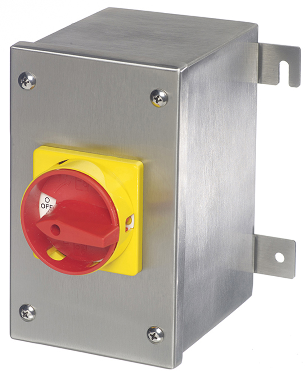 RS PRO 4P Pole Panel Mount Isolator Switch - 32A Maximum Current, IP65