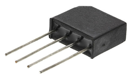Vishay Bridge Rectifier, 1.9A, 100V, 4-Pin