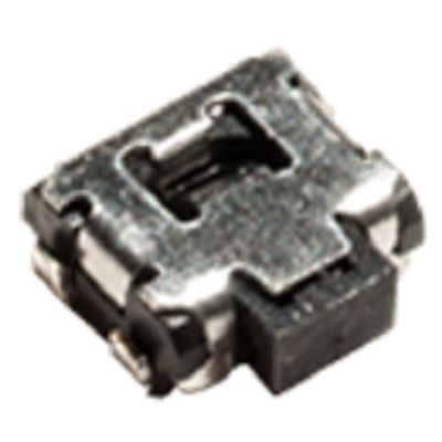 C & K IP40 Silver Rectangular Button Tactile Switch, SPST 50 mA Surface Mount