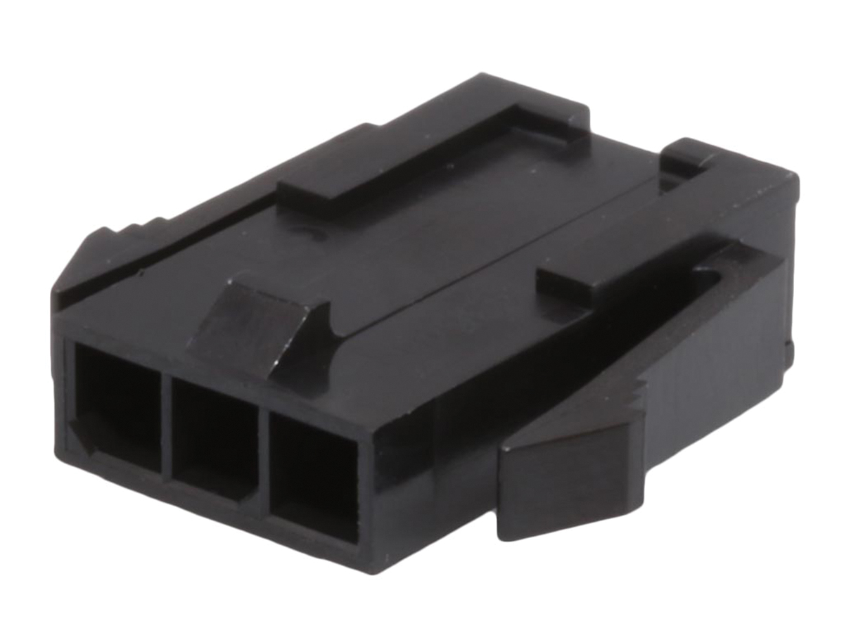 Molex, Micro-Fit Male Crimp Connector Housing, 3mm Pitch, 3 Way, 2 Row