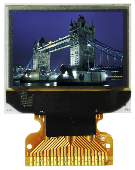 Midas 0.95in Blue, Green, Red Passive matrix OLED Display 96 x 64pixels TAB Multi Interface