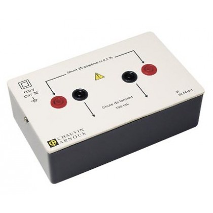 Chauvin Arnoux Plate Shunt, 20 A Max, 100mV Output, 0.005 Accuracy