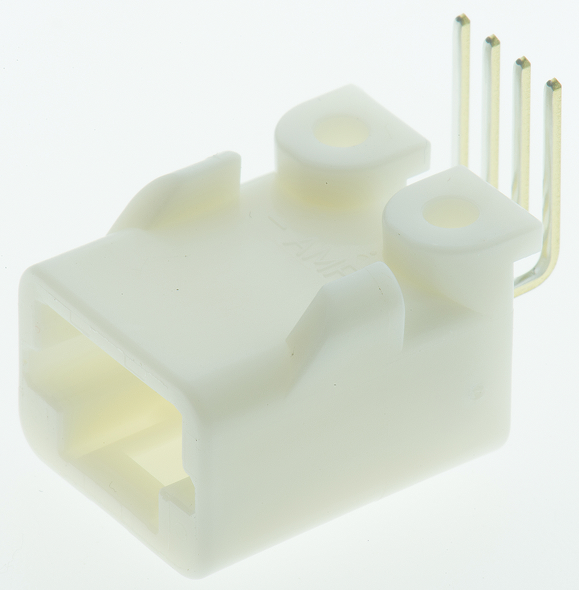 TE Connectivity, TH 025 Automotive Connector Socket Natural Through Hole 4 Way, Solder Termination 1565749-1