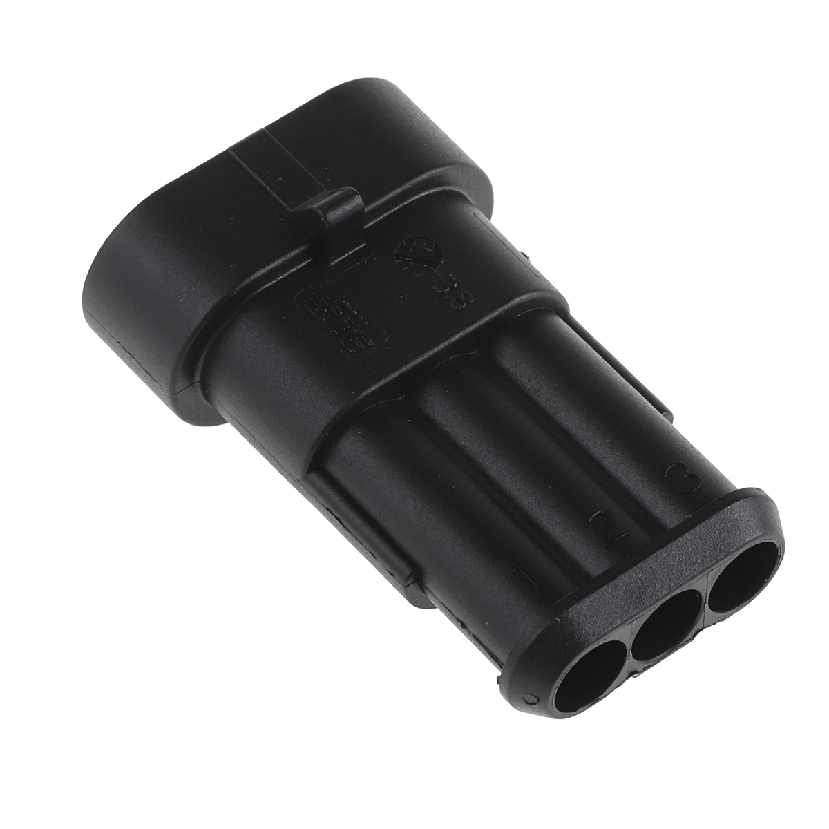 TE Connectivity, AMP Superseal 1.5 Automotive Connector Plug Cable Mount 3 Way 282105-1