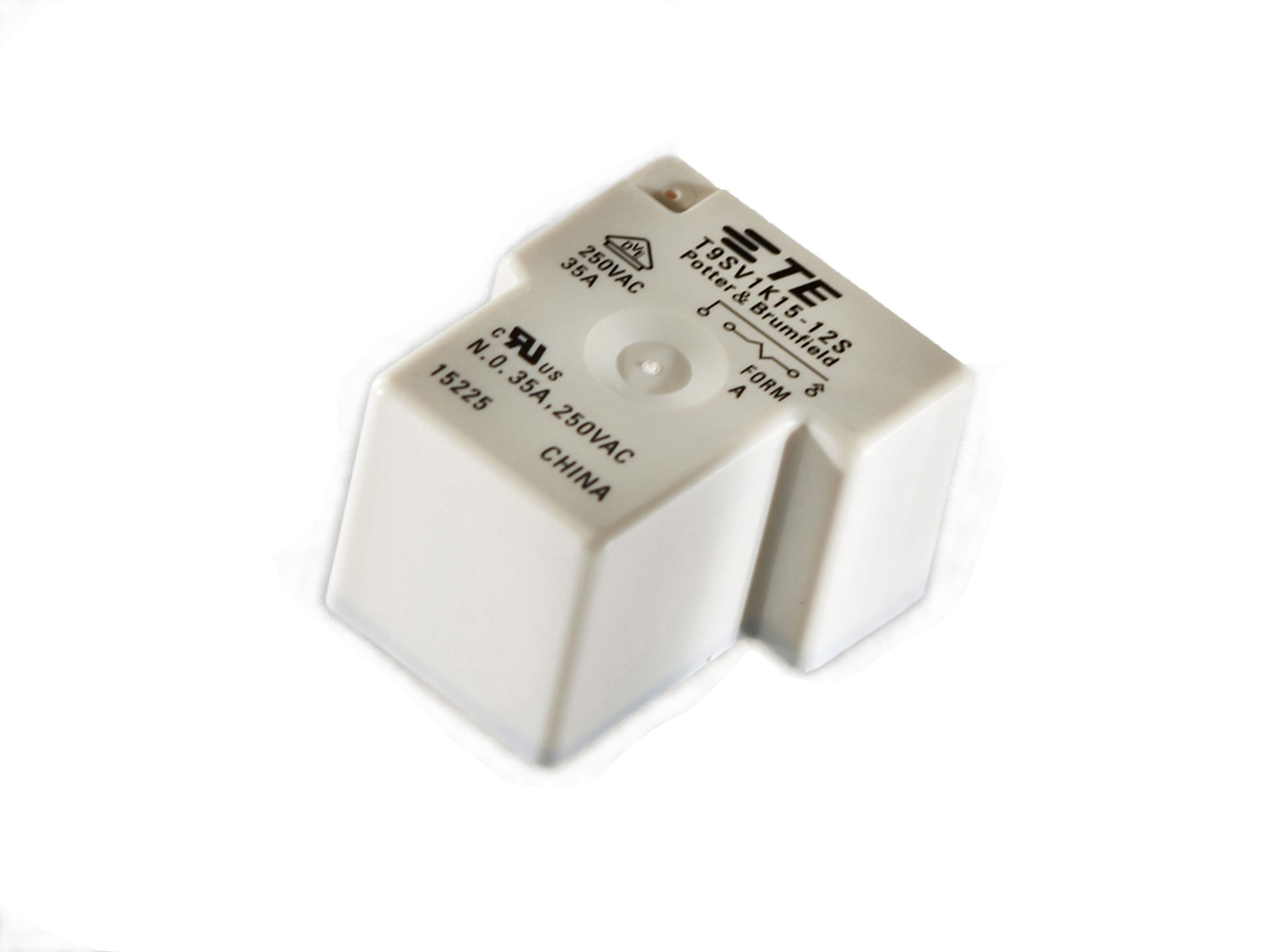 TE Connectivity PCB Mount Power Relay, 12V dc Coil, 35A Switching Current, SPST