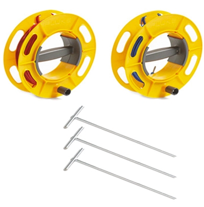 Fluke ES-162P3-2 3-Pole Stake Kit, For Use With Fluke 1623-2 & Fluke 1625-2
