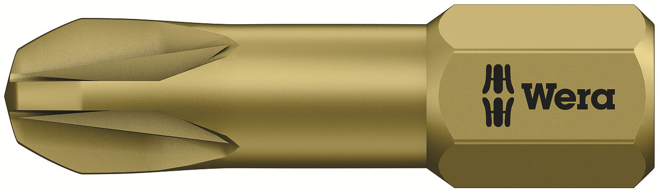 Wera Pozidriv Screwdriver Bit, PZ3 Tip