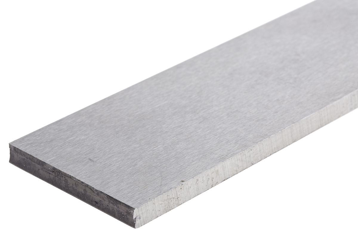 RS PRO Mild Steel Rectangular Bar 6mm Diameter, 25mm W, 6mm H, 500mm L