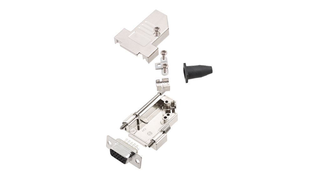 Encitech Connectors, 6355 Series D Sub Hoods For Use With For Cable