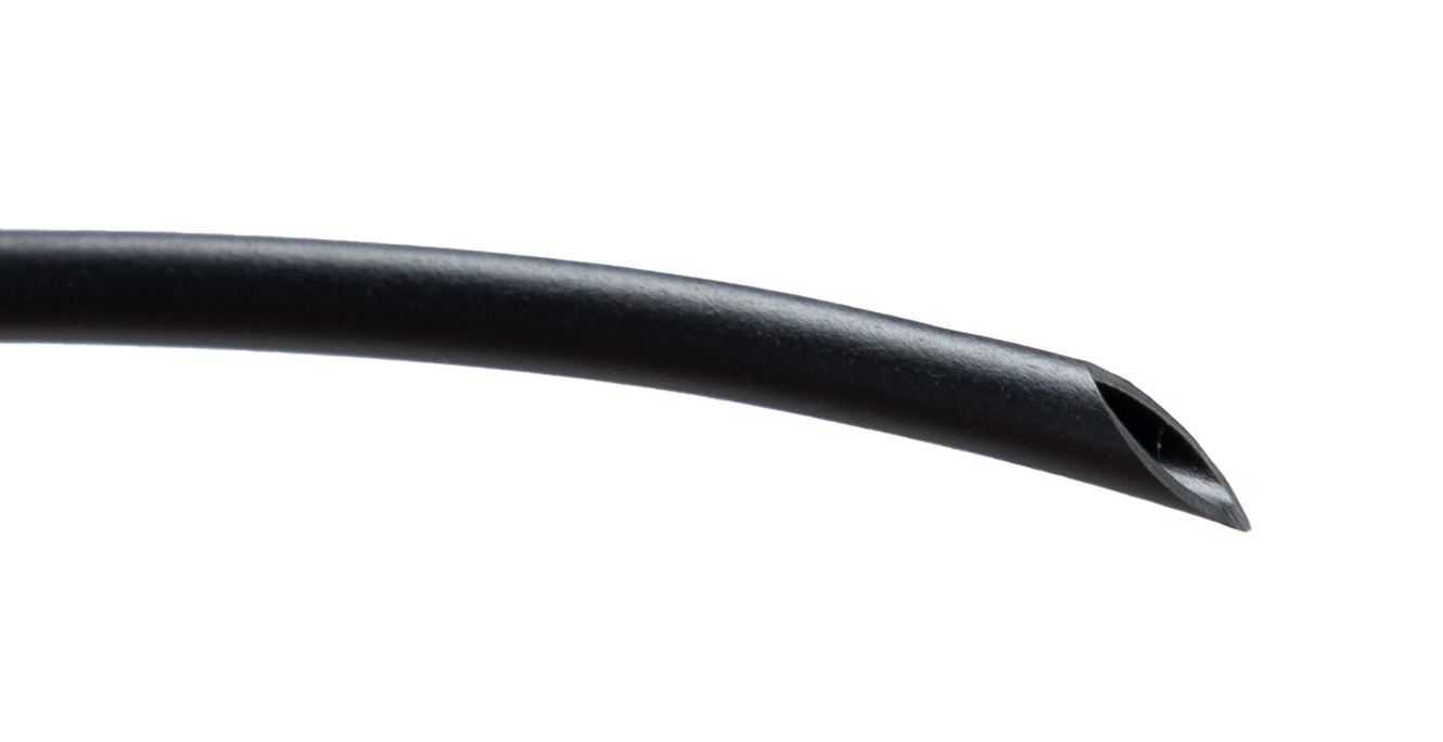HellermannTyton PVC Black Cable Sleeve, 2mm Diameter, 100m Length