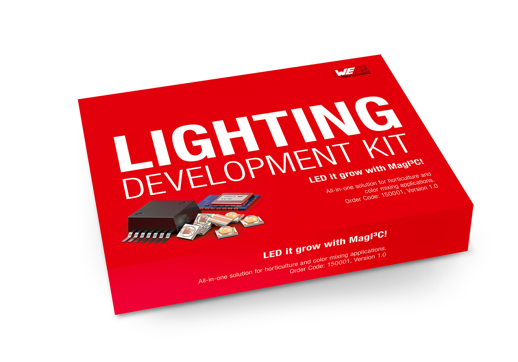 Wurth Elektronik 150001, Lighting Development Kit LED Driver for MagI³C Power Module 172 946 001, Microcontroller