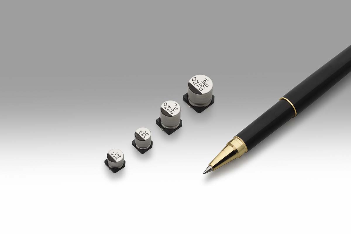 Nichicon 10μF Surface Mount Polymer Capacitor, 63V dc