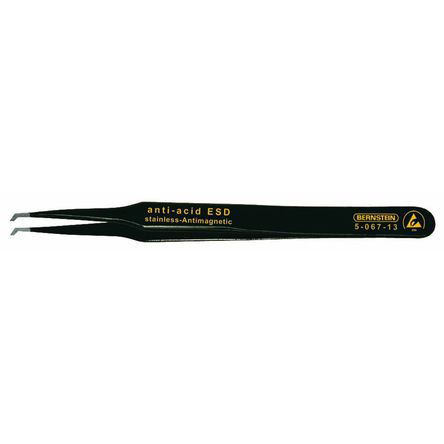 Bernstein 120 mm, Stainless Steel, ESD Tweezers