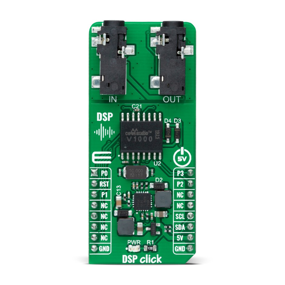 MikroElektronika MIKROE-4431 DSP Click Sensor Add-On Board Signal Conversion Development Tool