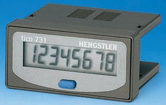 Hengstler TICO 731 Counter, 8 Digit LCD, 30Hz, 12 → 24 V dc
