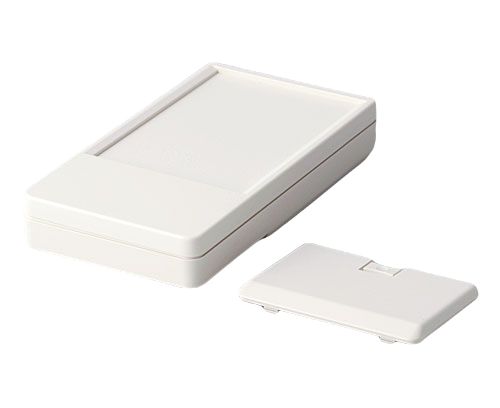 OKW A90 Series Off-White ABS Hand Held Case, IP54, 120 x 65 x 22mm