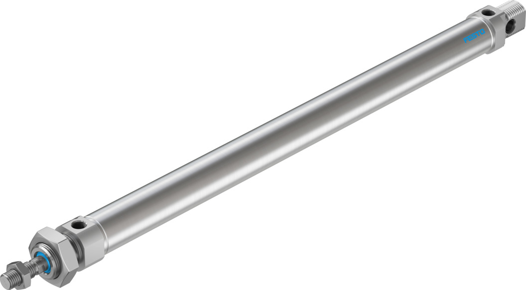 Festo 400 mm Pneumatic Roundline Cylinder - 35193 DSNU Series, Double Acting Acting