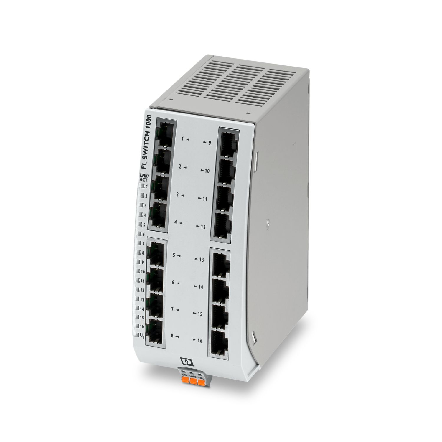 Phoenix Contact FL SWITCH Series DIN Rail Mount Ethernet Switch, 16 RJ45 Ports, 1000Mbit/s Transmission, 24V
