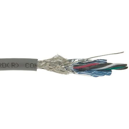 Alpha Wire XTRA-GUARD FLEX Series Data Cable, 3 Pairs, 6 Cores, 0.2 mm², Screened, 24 AWG, 30m, Screened Shield