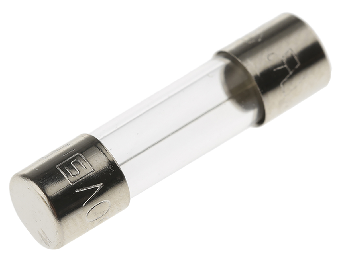 Schurter 6.3A F Glass Cartridge Fuse, 5 x 20mm