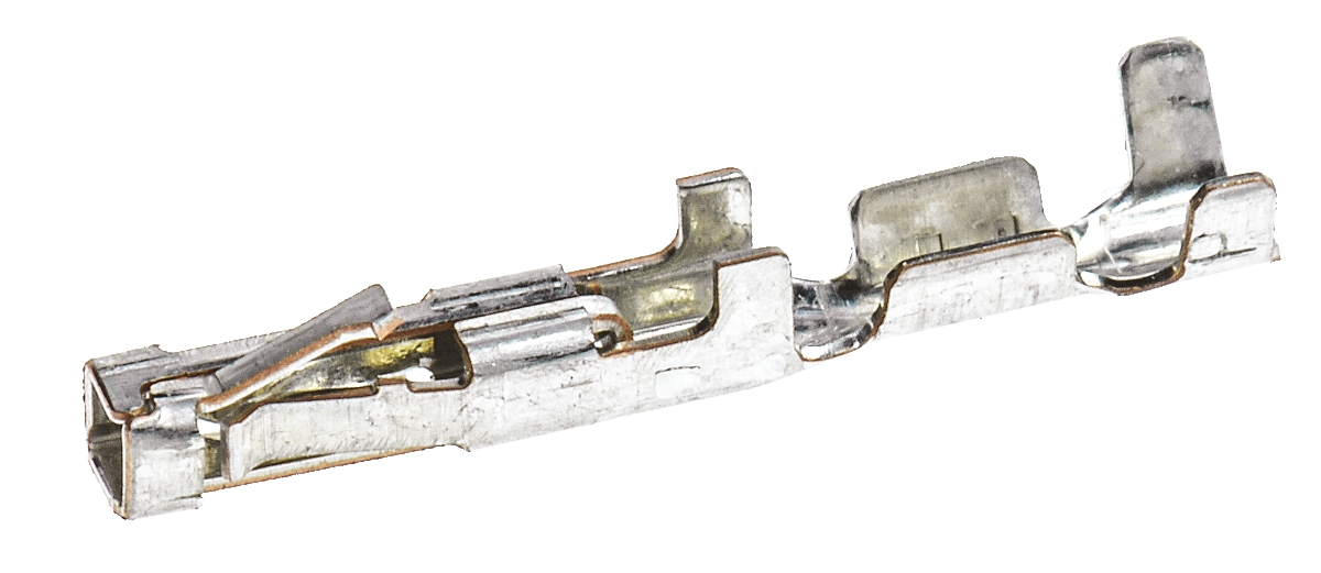 TE Connectivity Micro MATE-N-LOK Series Female Crimp Terminal, 30AWG Min, 26AWG Max