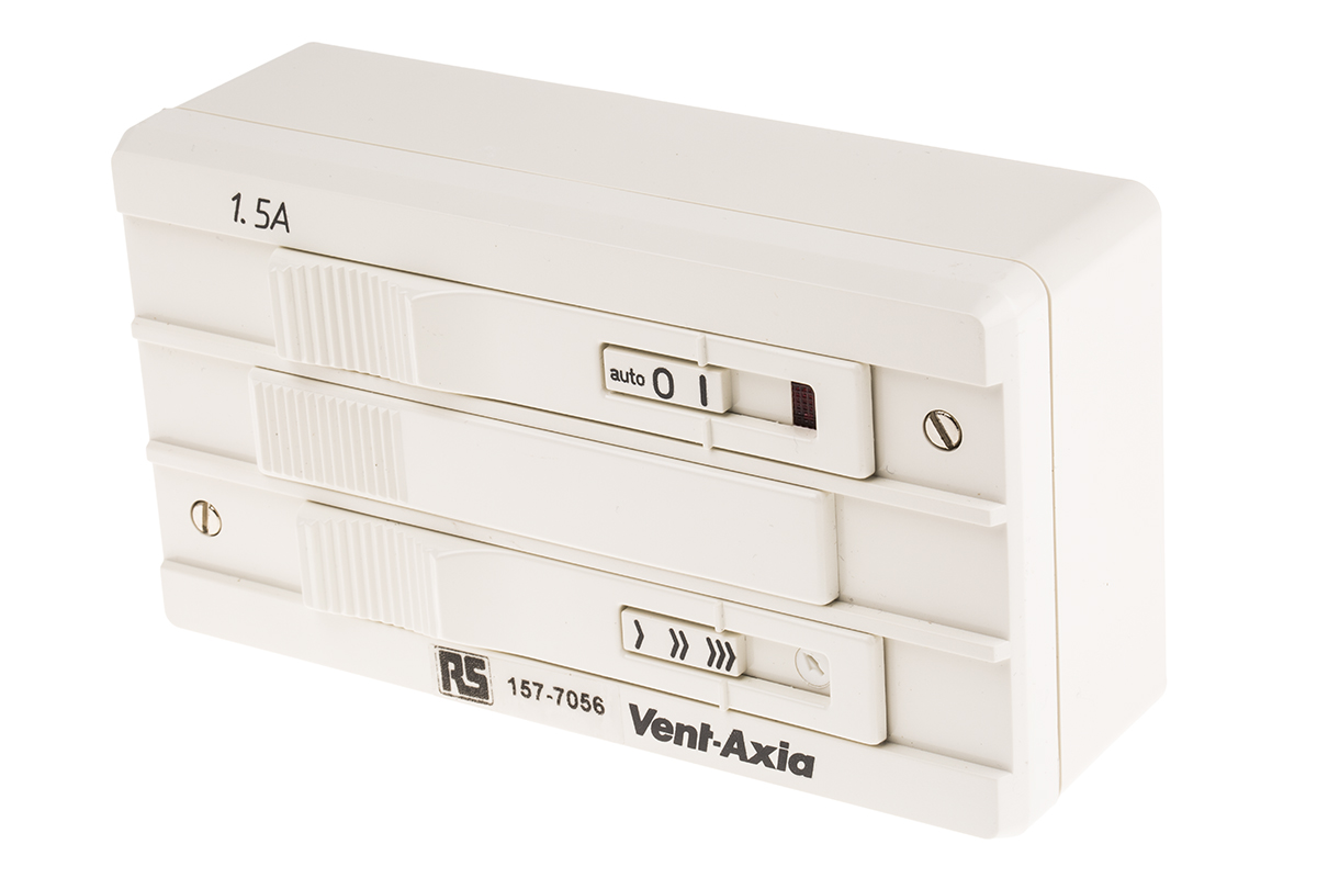 Vent-Axia Fan Speed Controller for Use with Vent-Axia ACM Fans, 230 V ac, 1.5A Max, Infinitely Variable