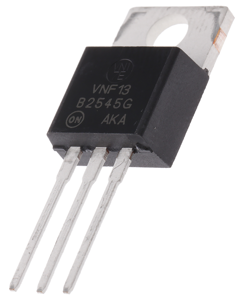 onsemi 45 V 30 A Diode Switching 3-Pin TO-220