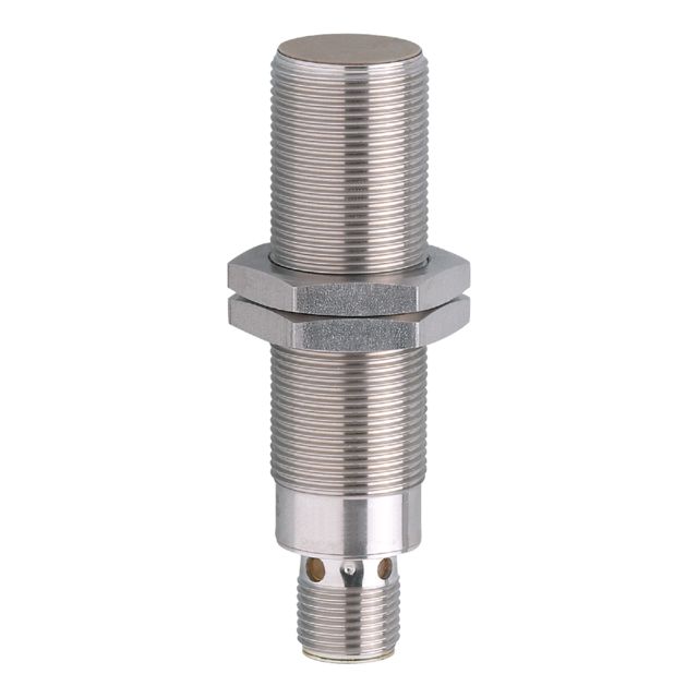ifm electronic Inductive Threaded Barrel Proximity Sensor, M18, 8 mm Detection, PNP NO, 10 → 36 V dc
