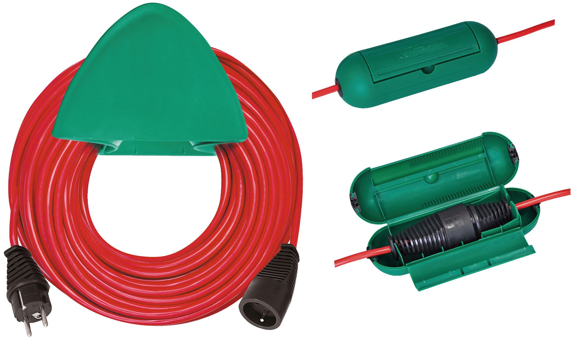 brennenstuhl 40m 1 Socket Type E - French Extension Reel, 230 V, IP20