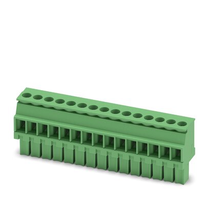 Phoenix Contact, 3.5mm Pitch, 15 Way, Pluggable Terminal Block, PCB, Plug In Termination, 1862988