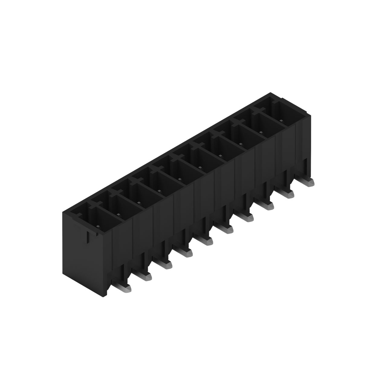 Wurth Elektronik WR-TBL Series Horizontal Through Hole PCB Header, 10 Contact(s), 3.5 mm Pitch, 1 Row