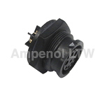 Amphenol Industrial Circular Connector, 8 Contacts, Front, Standard Connector, Socket, Female, IP68, X-LOK Series